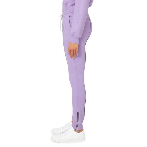 Cotton Citizen Milan Zip joggers • purple lilac lavender - Picture 2 of 8